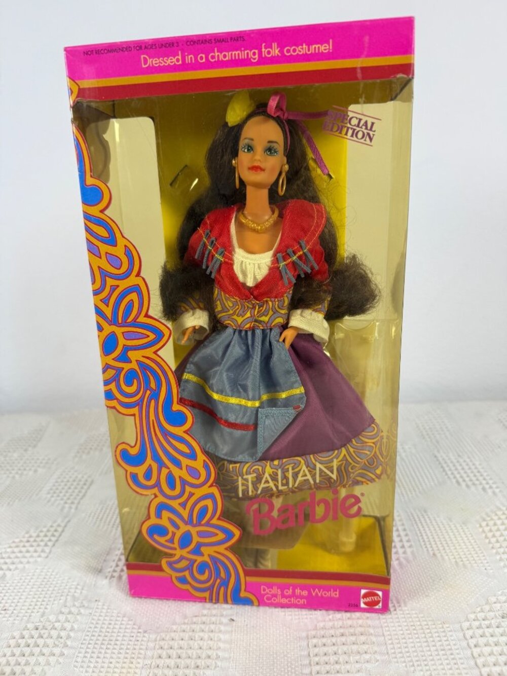Italian Barbie Dolls Of The World Collection 1992 Special Edition 2256 NIB